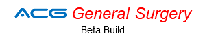 ACG General Surgery Beta Build