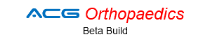 ACG Orthopaedics Beta Build
